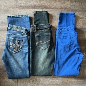 Tommy Girl, Arizona, & Sound girl Denim Jeans Bundle - 3 Jeans Bundle